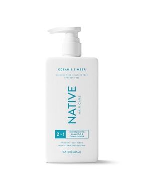 2~Native Oceans & Timber Strengthening 2-in-1 Shampoo & Conditioner - 16.5 oz